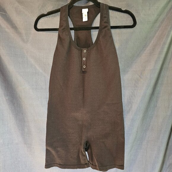 Colsie black tank\sorts combo shapewear. Size L - Picture 1 of 4
